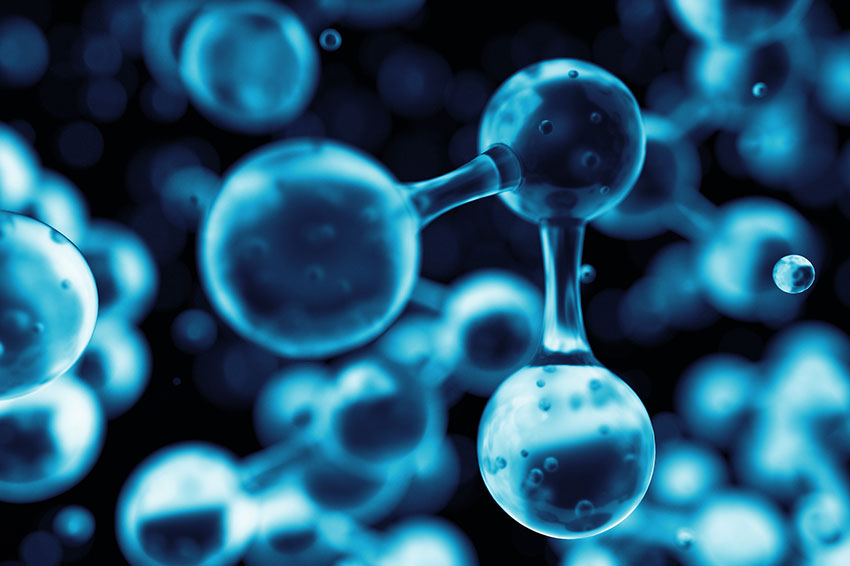 A 3D rendering of glowing blue molecular bonds, visually representing the delicate chemical integrity of peptides that strict cold storage temperatures protect from degradation.