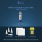 A layout showing your Pretty Peptide GHK-Cu Refill Cartridge kit, including the research cartridge and lab sharps bin.