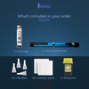A layout showing your Pretty Peptide NAD+ Pen Kit, featuring the auto-injector, research cartridge, and lab sharps bin.