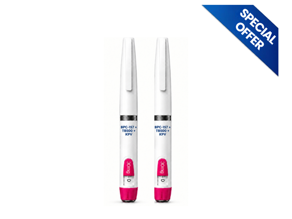Bundle Deal - 2 x Super Wolverine Peptide Stack (BPC-157 + TB500 + KPV) (Recovery Pen)